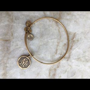 Alex and Ani “M” Bracelet Gold